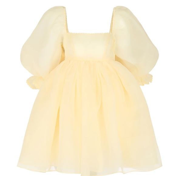 Selfie Baby Banana Puff Dress $249 💛 - Picture 3 of 3